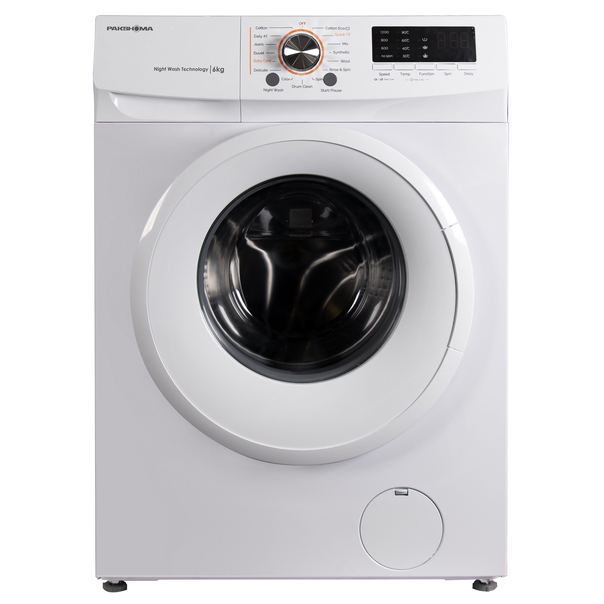 محصول نمونه تستی لباسشویی 6 کیلوگرمی TFU-63100پاکشوما
